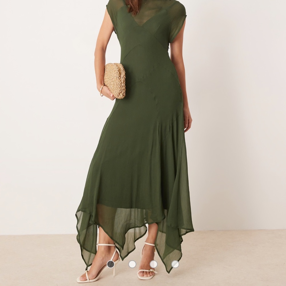 ASOS Olive Midi Dress